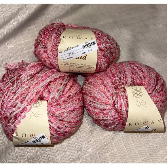 3 Skeins Discontinued Rowan Cotton Braid Super Bulky Wt. Color 359 Dye Lot 2925 - Picture 2 of 4